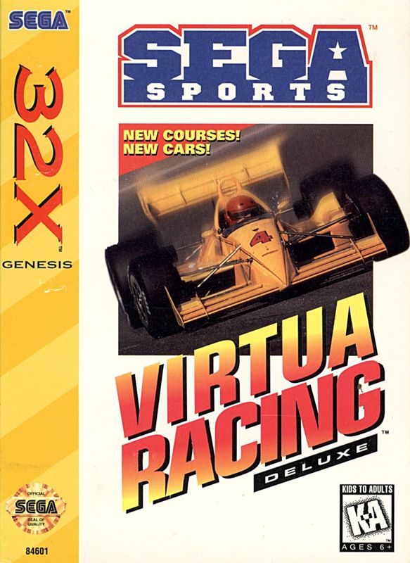 Virtua Racing Deluxe box art for Super 32X